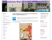 Tablet Screenshot of diakonie-muehlhausen.de